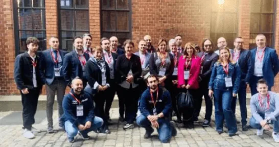 Foto di gruppo delle startup campane a SMAU Berlino